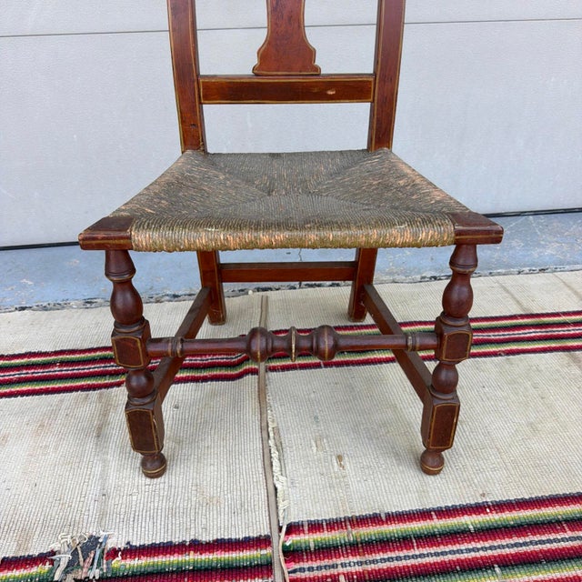 Mid 18th Century A Very Fine Antique Queen Anne Splat-Back Side Chair, Boston, Circa 1750 For Sale - Image 5 of 18