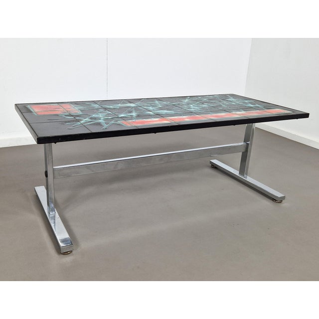 Tiled Coffee Table by J. Belarti, 1970s For Sale - Image 9 of 11