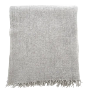 FirmaMenta Italian Ice Gray Gauze Throw