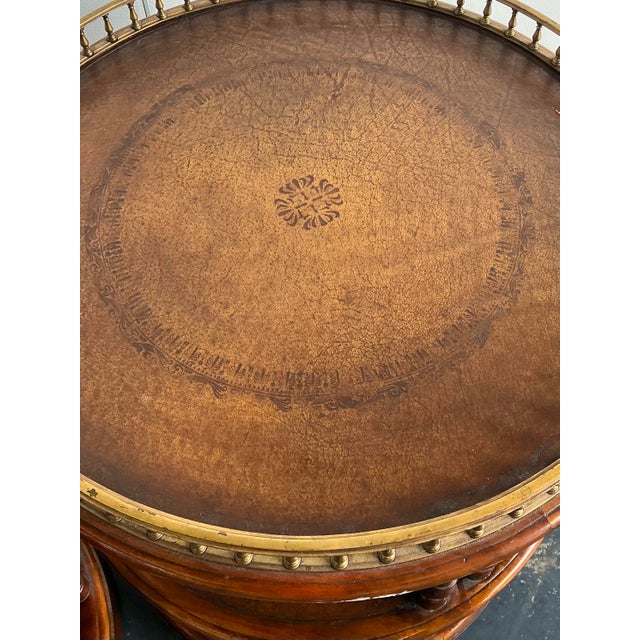 Traditional Vintage Theodore Alexander Gallery Side Tables - A Pair For Sale - Image 3 of 12