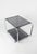 Vintage Chrome and Smoked Glass 2-Tier Coffee Table on Casters, 1970s For Sale - Image 11 of 11