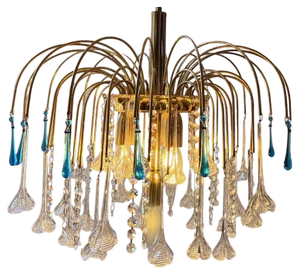 Grace Kellys Tears Murano Chandelier, 1980s