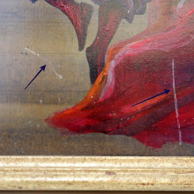 Renée Smith, Odou, Belgium, Painting on Panel For Sale - Image 12 of 16