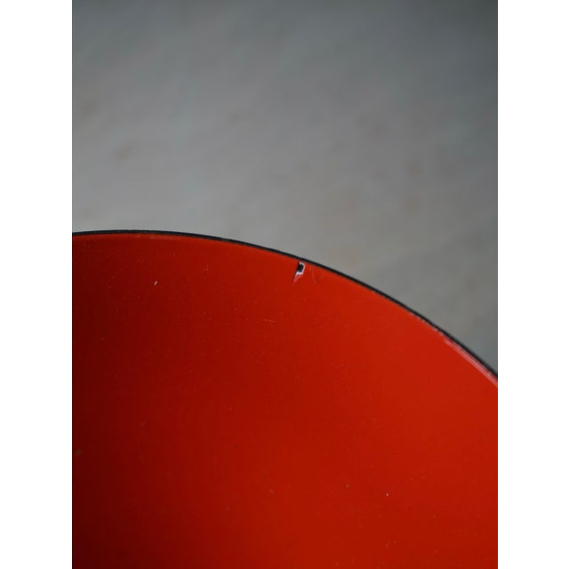 1960s Black and Red Krenit Bowl by Herbert Krenchel for Torben Ørskov, 1960s For Sale - Image 5 of 7