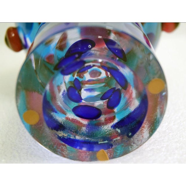 Blue Pino Signoretto, Eyes on the World, 1970s, Murano Glass For Sale - Image 8 of 10