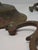 19th C. Polish Bronze Sabbath Candelabrum Star of David Finial Large 18" Rare For Sale - Image 13 of 18