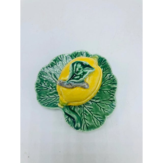 1970s Vintage Portugal Lemon Tureen For Sale - Image 5 of 7