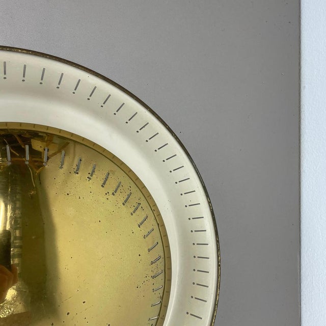 Brass Ceiling or Wall Light in the style of Gino Sarfatti, Italy, 1950s For Sale - Image 9 of 18