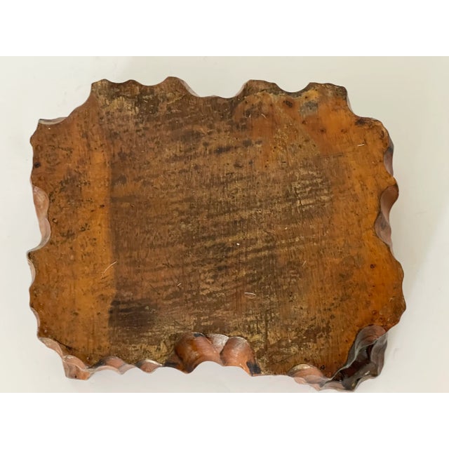 Rustic Vintage Rustic Tree Stump Plant Stand For Sale - Image 3 of 4