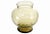 Mid century taupe gray smoke vintage glass ball vase with an optic swirl pattern. Marked underside. Excellent.