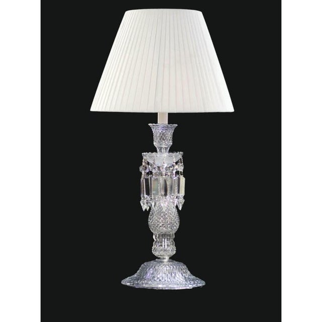 Contemporary Collection Regina Table Lamp in Metal and Crystal by Jago For Sale - Image 3 of 12