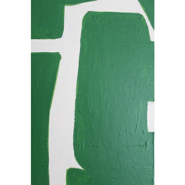 Bodasca, Organic Green Abstract, 2026, Acrylic on Canvas For Sale - Image 6 of 12