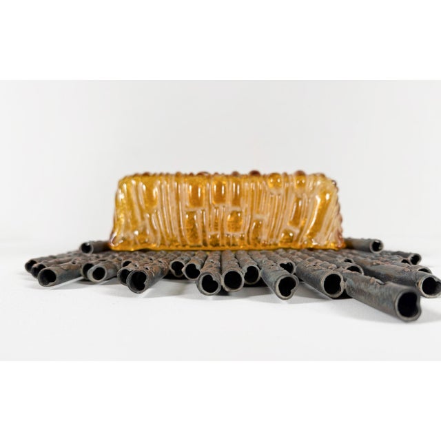 Brutalist Wall Lamp by Marcello Fantoni, Italy, 1970s For Sale - Image 16 of 18