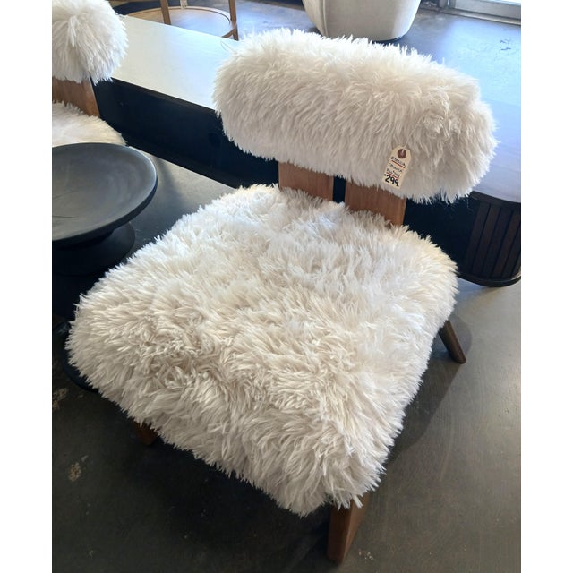 Not Yet Made - Made To Order Skyler Fur Lounge Chair For Sale - Image 5 of 7