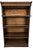 Wood Antique Quarter Sawn Oak Barrister Bookcase 4 Stack Mission Lawyer Bookcase C1900 For Sale - Image 7 of 18