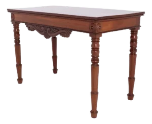 19th Century William IV Console Table in Mahogany