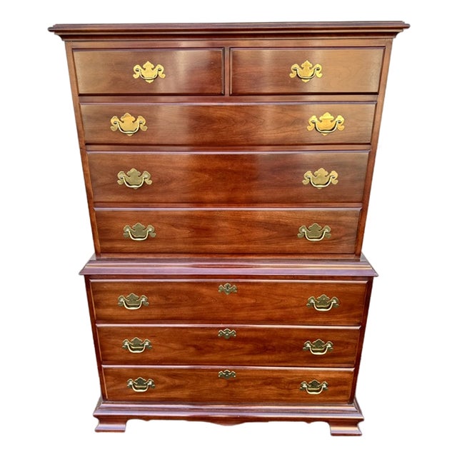 Late 20th Century Cherry Pennsylvania Classics Chest on Chest For Sale