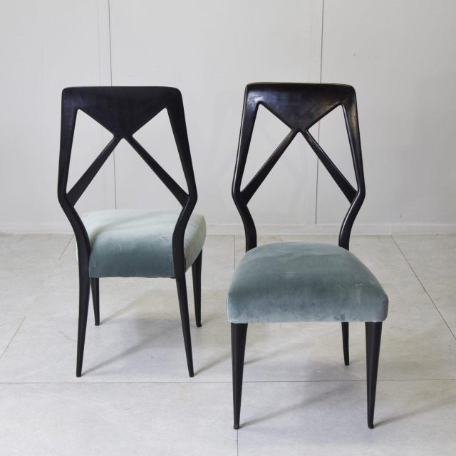 Chairs attributed to Vittorio Dassi for Dassi Mobili Moderni, 1950s, Set of 5 For Sale - Image 10 of 11