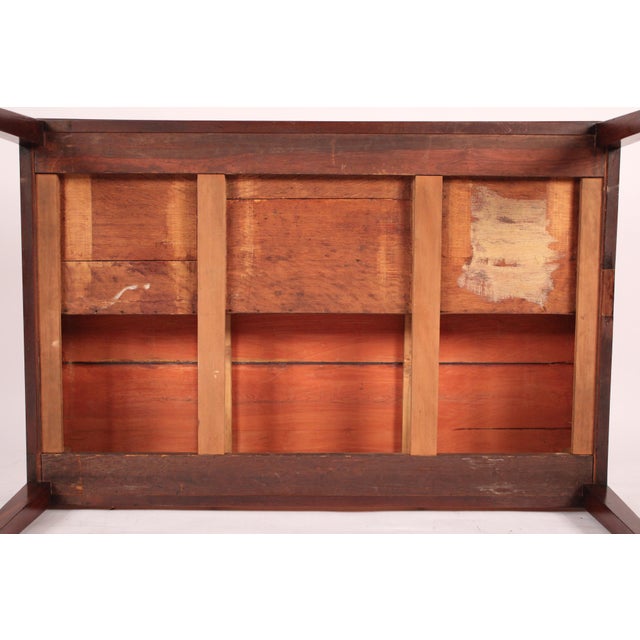 George II Mahogany Partners Writing Table For Sale - Image 11 of 12