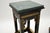 Antique Chinoiserie Lacquered Side Tables with Marble Tops, 1950s, Set of 2 For Sale - Image 6 of 10