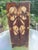 1910s Antique Arts & Crafts Carved & Pyrographic Iris Umbrella Stand, C. 1910 For Sale - Image 5 of 9