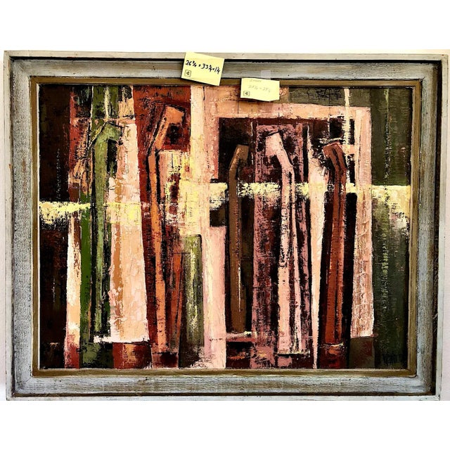 “Men of Matthew” a Geometric Abstract by Northwest Artist Warren A. Wolf For Sale In San Francisco - Image 6 of 6