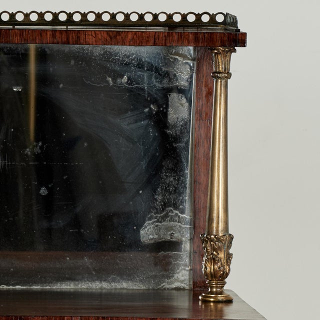 Wood Antique English Regency Rosewood Ciffonier or Cabinet For Sale - Image 7 of 14