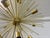 Mid-Century Modern Mid Century Modern Brushed Brass Sputnik Chandelier | Starburst Pendant Light Fixture | Modern Chandelier | For Sale - Image 3 of 9