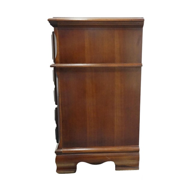 Bassett Furniture Solid Cherry Traditional Style 64" Triple Dresser 2107-237 For Sale - Image 10 of 13