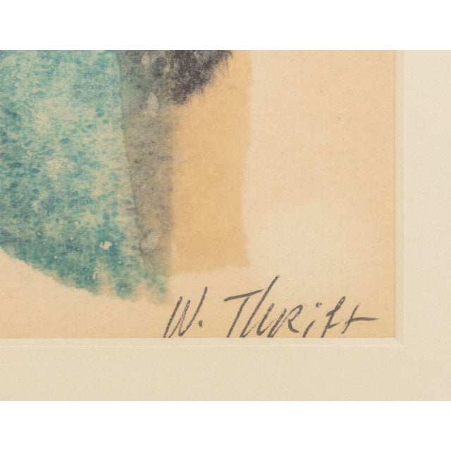 Walter Thrift Abstract Mixed Media Collages, Pair For Sale In New York - Image 6 of 13