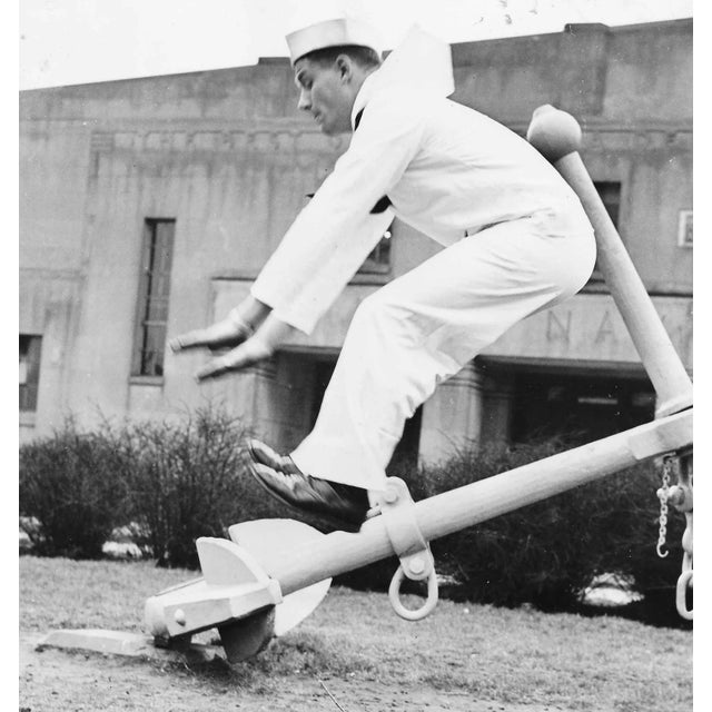1942 U S Navy Sailor Black & White Photograph For Sale - Image 4 of 4