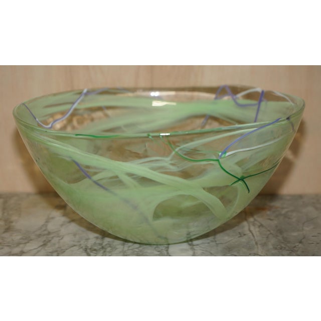 Vintage Decorative Glass Bowl by Anna Ehrner For Sale - Image 13 of 15