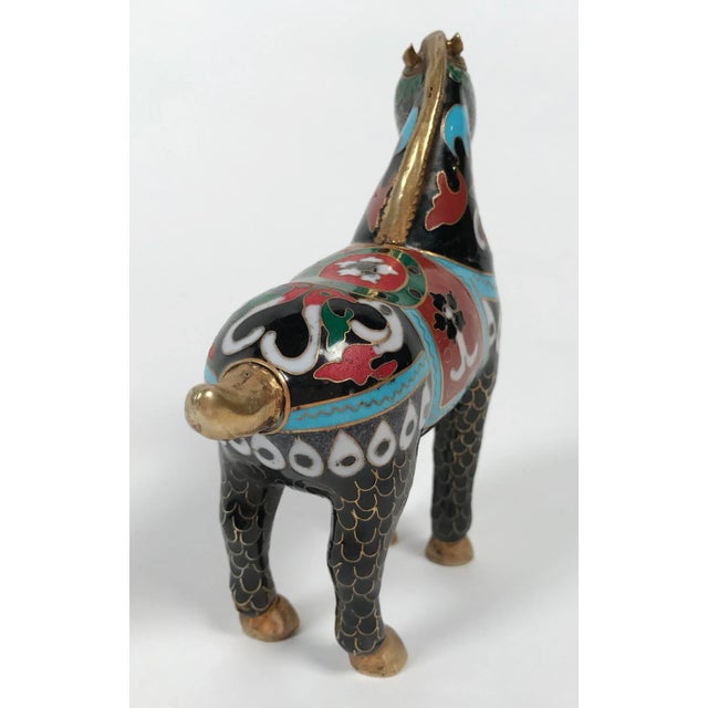 Late 20th Century Chinese Cloisonné Horse Figure For Sale In Kansas City - Image 6 of 6