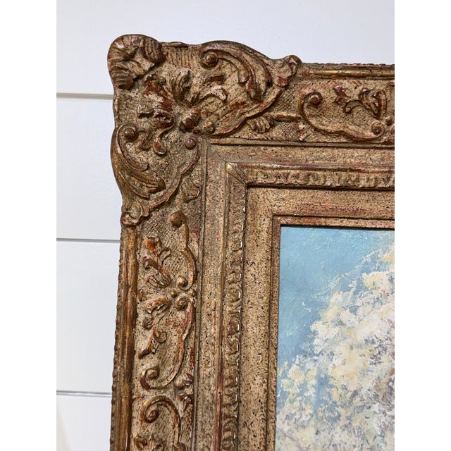 Antique English Treescape Oil on Canvas For Sale - Image 10 of 12