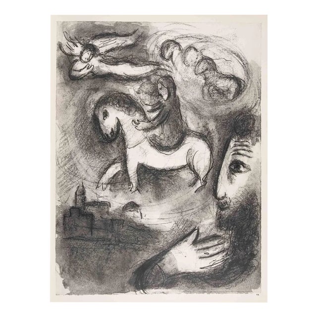 Marc Chagall, Zachary's Vision, Photogravure, 1960 For Sale