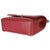 Animal Skin Red Chevron Calfskin Top Handle Flap Bag For Sale - Image 7 of 9
