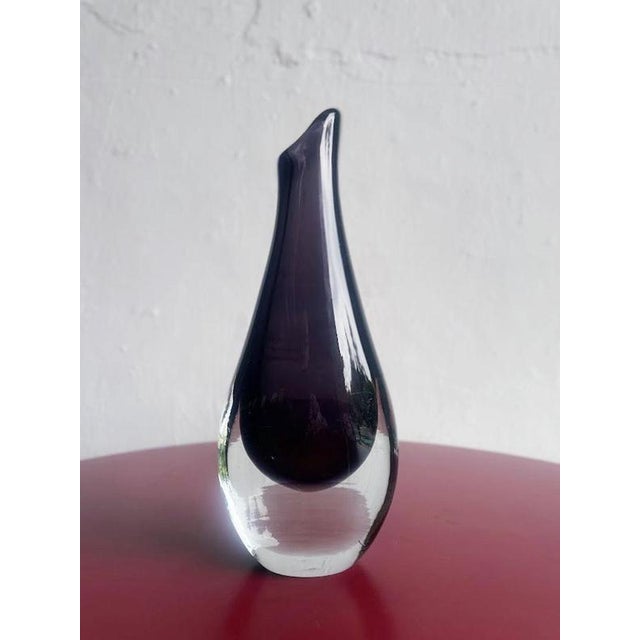 Soliflore Vase by Nils Landberg for Orrefors, Sweden, 1960s For Sale - Image 3 of 6