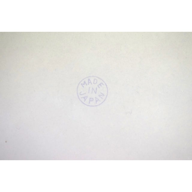 1950s Circa 1950s Fox-Hunt Scene Eglomise Yellow Glass Tray With 6 Coasters- 7 Pieces For Sale - Image 5 of 5