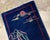 Handmade antique Art Deco Chinese rug in deep blue shade. The rug is from the beginning of 20th century in original...