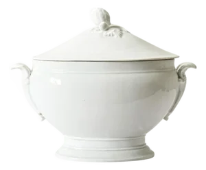 French 19th Century Ironstone Oval Tureen