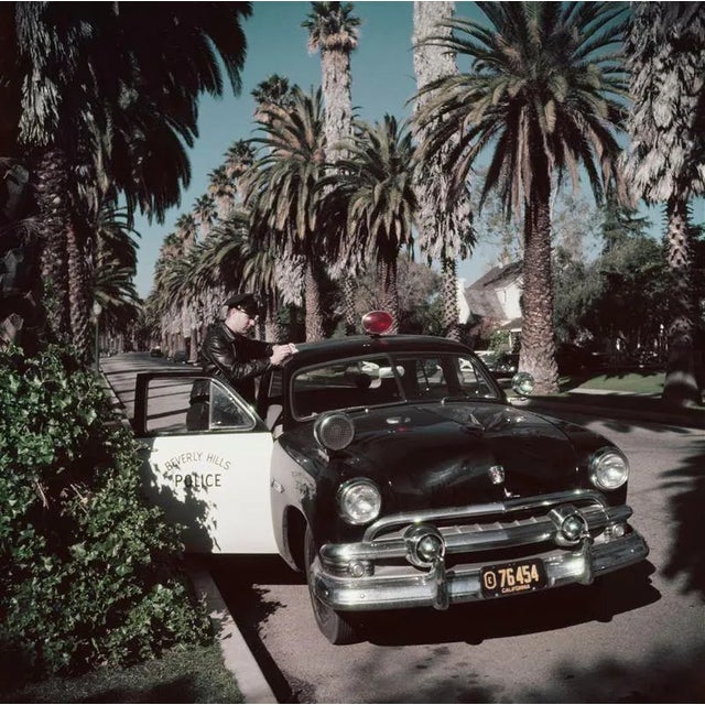 Slim Aarons, Police Patrolman, 1960 / 2020s, Limited Edition Estate Stamped Photographic Print For Sale