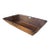 19th Century Primitive Hand-Hewn Wooden Dough Trough With Iron Repairs For Sale