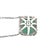 2010s Natural Emerald Diamond Necklace 18" 14k White Gold 2.64 TCW Certified For Sale - Image 5 of 12