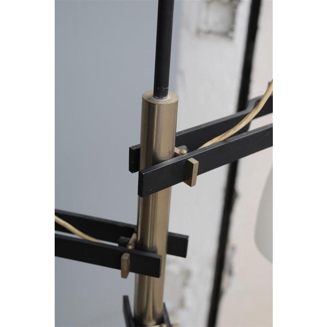 Ceiling Light in Nickel & Glass from Stilnovo, 1960s For Sale - Image 13 of 17