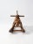A rare find! This wood folk art rocking horse was meticulously hand carved with a single block of wood, and is mounted...