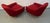 Pair of Mid-Century Style Burgundy Lounge Chairs For Sale - Image 9 of 12
