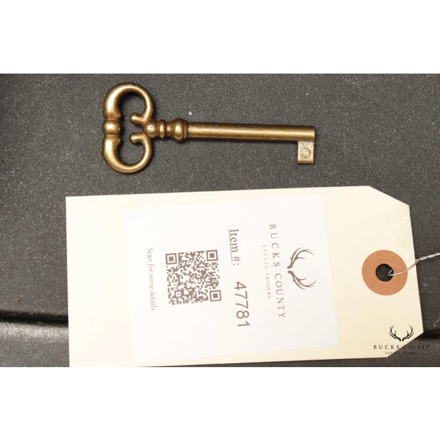 Kindel Georgian Style Mahogany Glass Door Bookcase Display Cabinet For Sale - Image 11 of 12