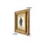 This is an antique 19th-century Chinese export painting featuring a male figure, housed in a gilt frame. This artwork is a...