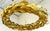 Neoclassical Apollo Grand Circular Laurel Leaf Chandelier in Gilt Wrought Iron For Sale - Image 3 of 14