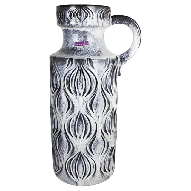 Large Multi-Color Pottery Fat Lava Onion 485-45 Vase from Scheurich, 1970s For Sale